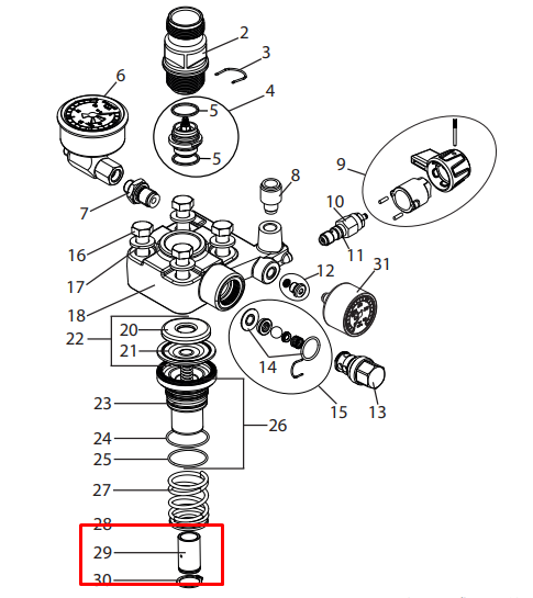 Поршень для WAGNER SF 23 PRO (2369424)